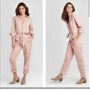Universal thread painters jumpsuit light pink size 10